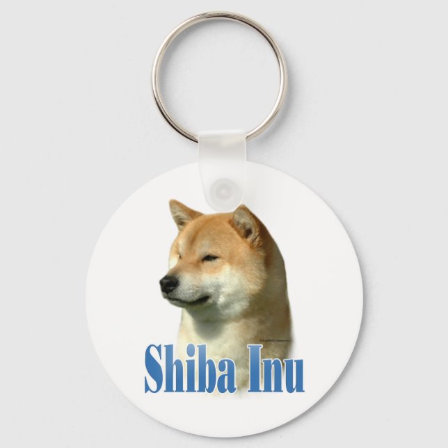 Shiba Inu Name Keychain (Front)