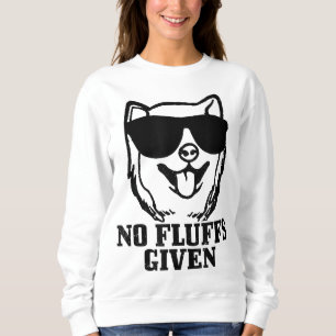 Shiba Inu No Fluffs Given Dog Shiba Mom Dad Funny  Sweatshirt