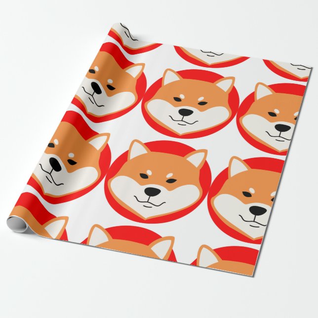 Shiba Inu Original Wrapping Paper (Unrolled)