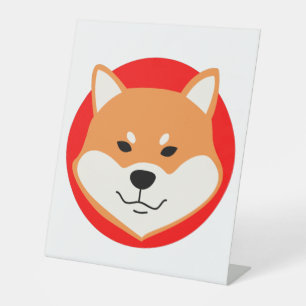 Shiba Inu - Panneau de piédestal original