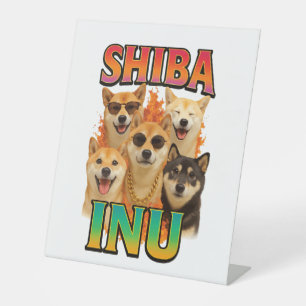 Shiba Inu  Pedestal Sign