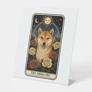 Shiba Inu Pedestal Sign