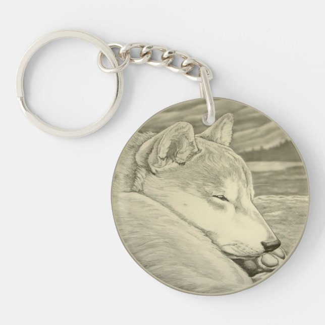 Shiba Inu Porte - clé Shiba Inu Chien cadeaux d'ar (Devant)