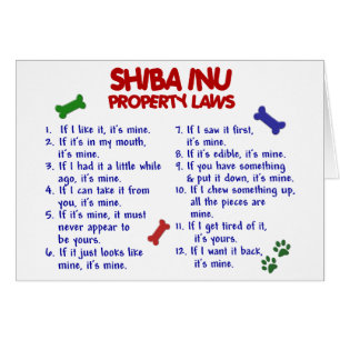 SHIBA INU Property Laws 2