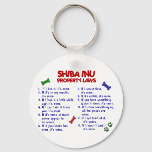 SHIBA INU Property Laws 2 Keychain