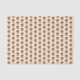 Shiba Inu (Red) Painting - Original Dog Art Tissue Paper