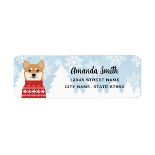 Shiba Inu Return Address Labels
