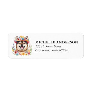 Shiba Inu Return Address Labels
