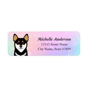 Shiba Inu Return Address Labels