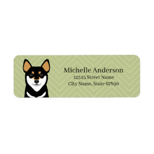 Shiba Inu Return Address Labels