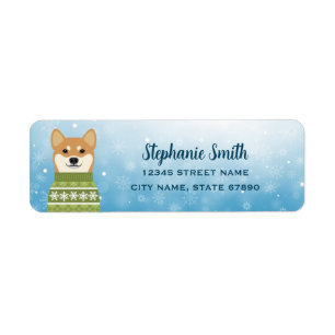 Shiba Inu Return Address Labels