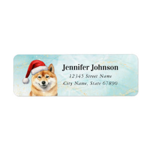 Shiba Inu Return Address Labels