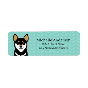 Shiba Inu Return Address Labels