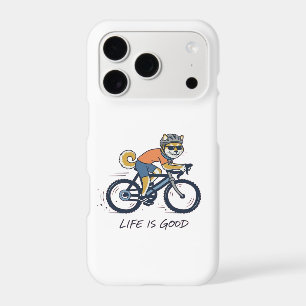 Shiba Inu Riding Bicycle