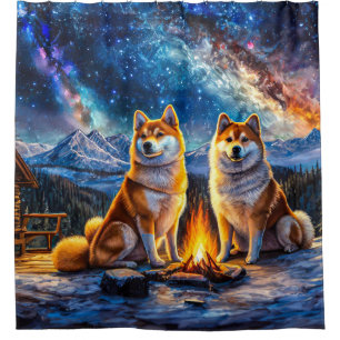 Shiba Inu Star Gazing 03 Design by Rich AMeN Gill