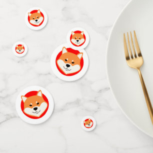 Shiba Inu Table Confetti