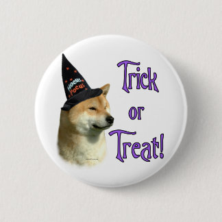 Shiba Inu Trick 2 Inch Round Button