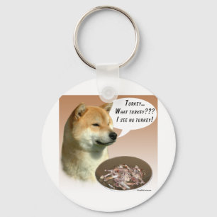 Shiba Inu Turkey Keychain