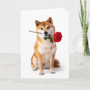 Shiba Inu Valentine Card