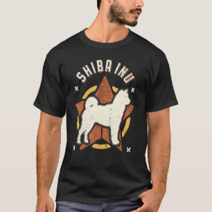 Shiba Inu Vintage Retro Classic Dog T-Shirt