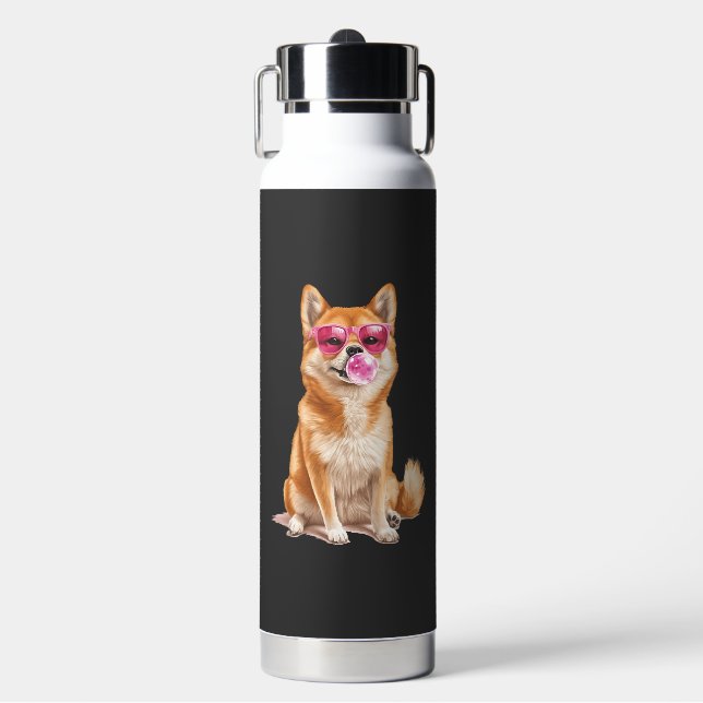 Shiba Inu    Water Bottle (Front)