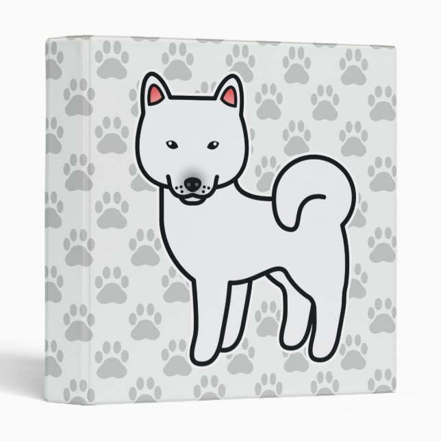 Shiba Inu White Binder (Front/Spine)