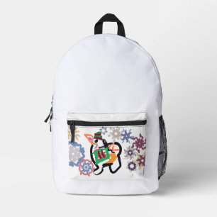 Shiba Inu winter Printed Backpack