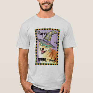 Shiba Inu Witch T-Shirt