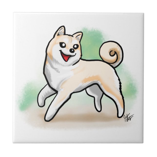 Shiba Inus Decorative Tile (Front)