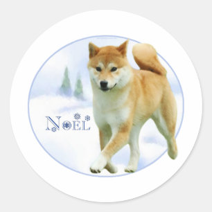 Shiba Noel - autocollant