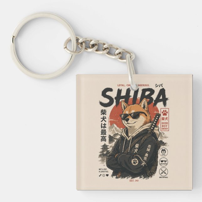 SHIBA THE PROTECTOR KEYCHAIN (Front)