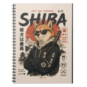 SHIBA THE PROTECTOR NOTEBOOK