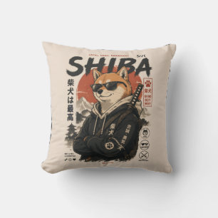 SHIBA THE PROTECTOR THROW PILLOW