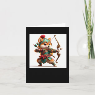 Shiba Warrior #10 Archer Sticker Card