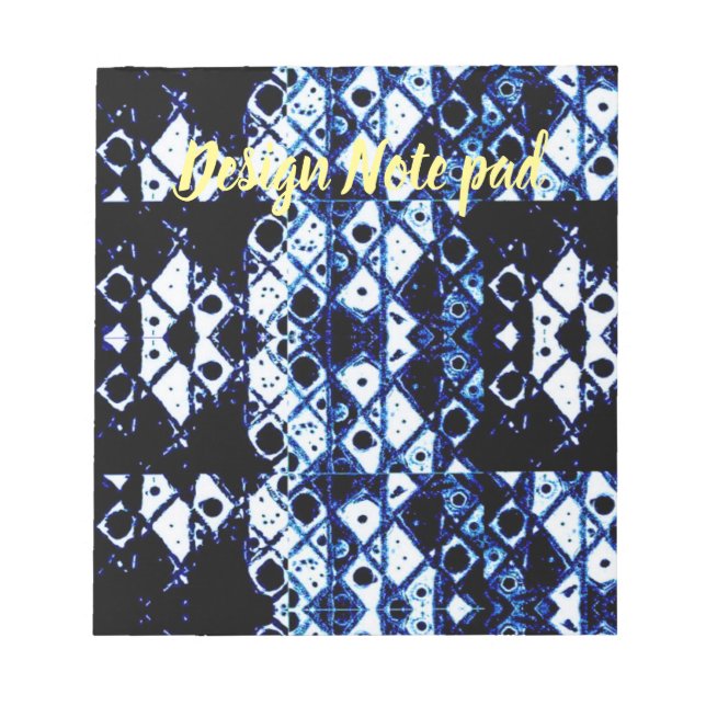 Shibori a inspiré le bloc-notes de conception (Devant)