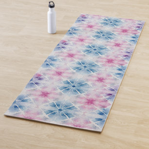 Shibori Blue Tie Dye Japan Traditional Pattern 11 Yoga Mat