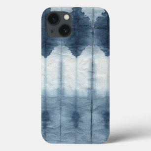 Shibori Indigio Print iPhone 13 Case