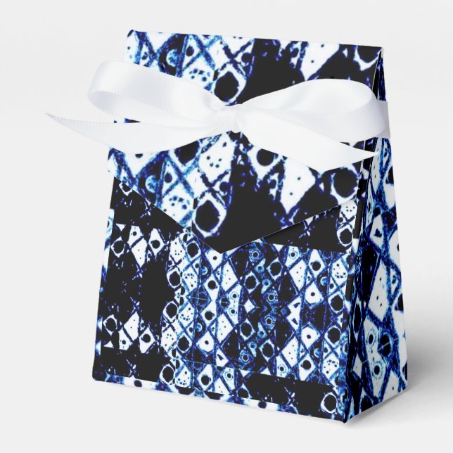 Shibori inspired favour box (Front Side)