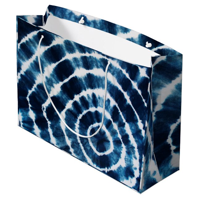 Shibori Large Gift Bag (Back Angled)