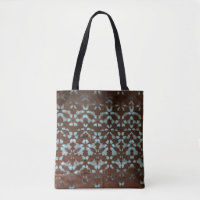 Shibori Print Pattern Tote Bag