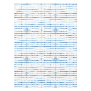 Shibori Tie Dye Ligne bleue Motif Nappe