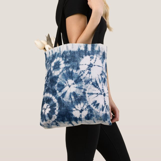 Shibori Tote Bag (Close Up)