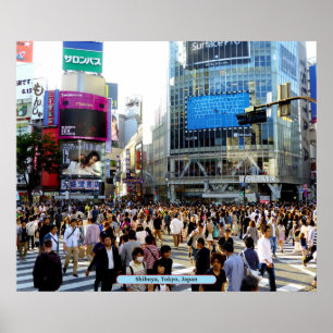 Shibuya, Tokyo, Japan Poster