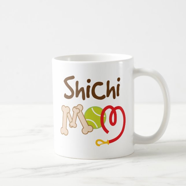 Shichi Dog Breed Mom Gift Coffee Mug (Right)