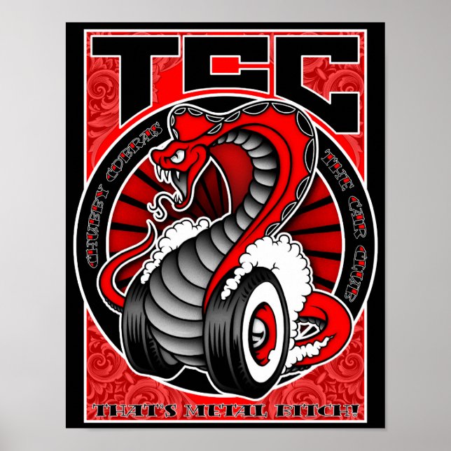 Shield 11x14 Red Canvas Poster (Front)