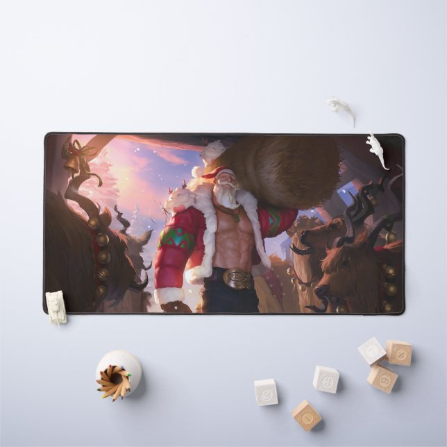 Shield Bearer Gaming Desk Mat | Tank Champions (Kids Table)