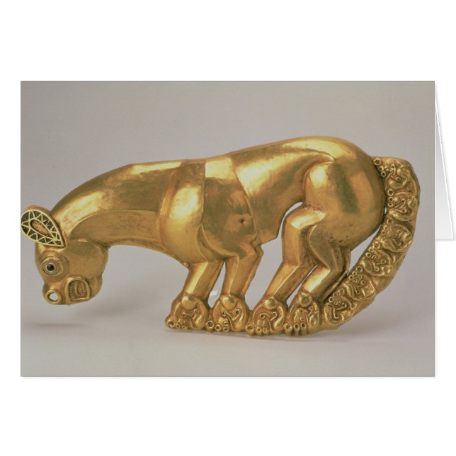 Shield emblem in the form of a panther (Front Horizontal)