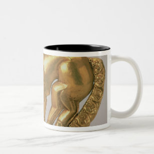 Shield emblem in the form of a panther Two-Tone coffee mug