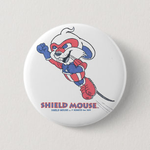 SHIELD MOUSE 2 INCH ROUND BUTTON