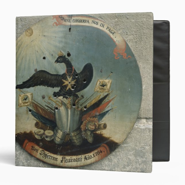 Shield of a Prussian officer, 1764 Binder (Front/Inside)